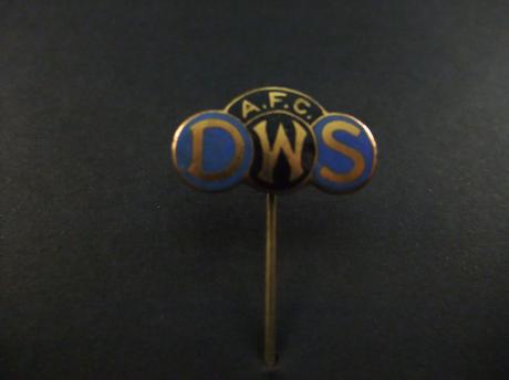 A.F.C DWS, Amsterdam (Amsterdamsche Football Club Door Wilskracht Sterk) emaille uitvoering